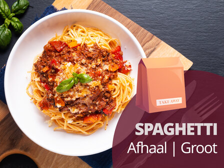 Afhaal spaghetti groot